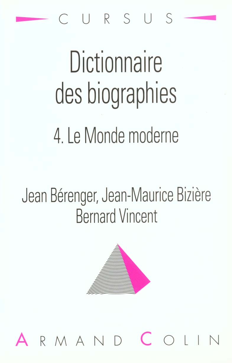 Dictionnaire des biographies t.4