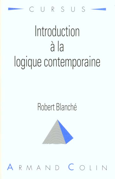 Introduction a la logique contemporaine