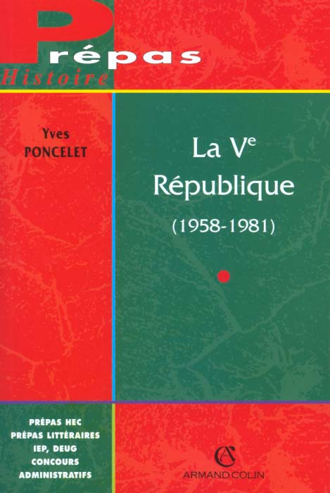 La 5e republique 1958-1981