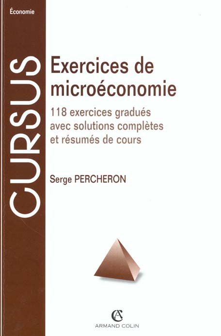 Exercices microeconomie ; 7e edition
