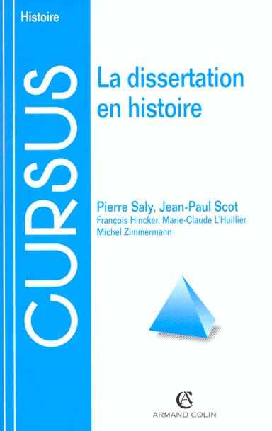 La dissertation en histoire 3e edition