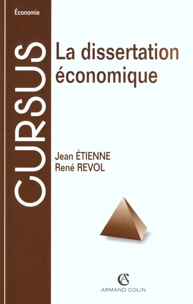 La dissertation economique ; 2e edition
