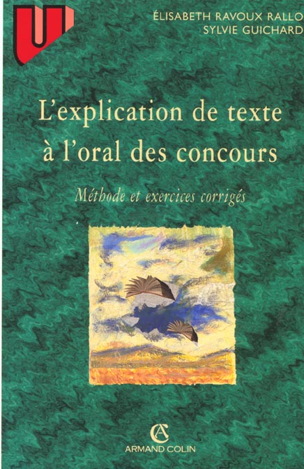 Explication de texte ; oral concours ; 2e edition