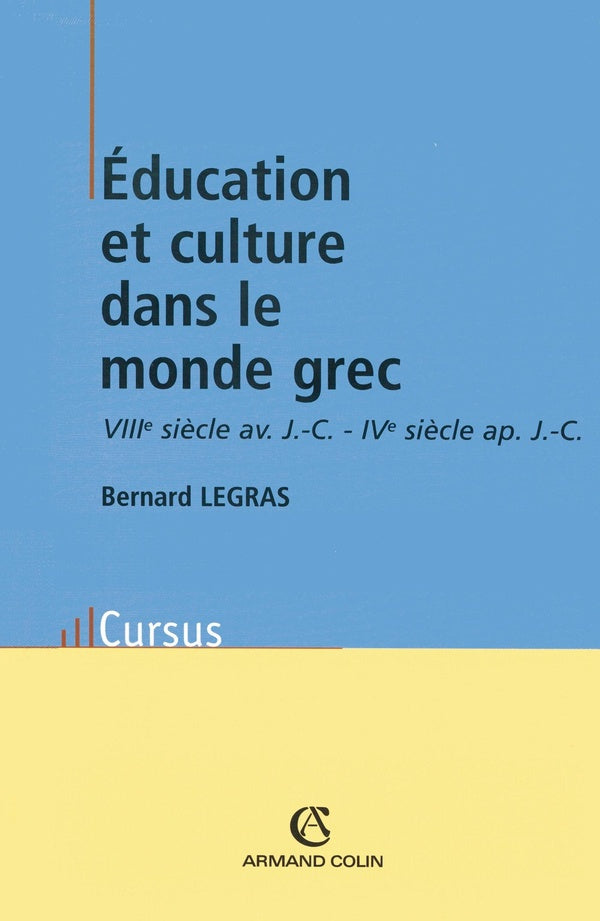 éducation et culture dans le monde grec
