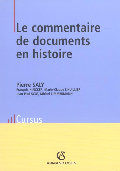 Le commentaire de documents en histoire