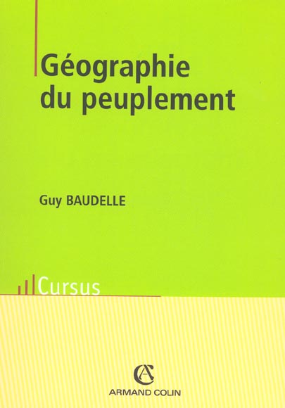 Geographie du peuplement (édition 2003)