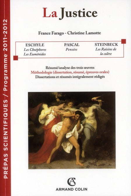 La justice ; prépas scientifiques ; programme 2011/2012
