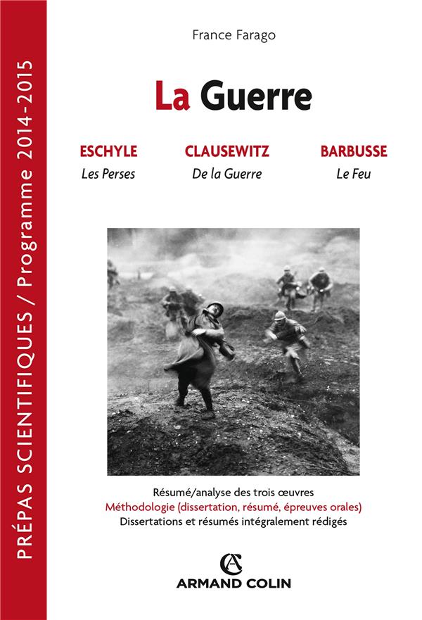 La guerre ; programme 2014-2015