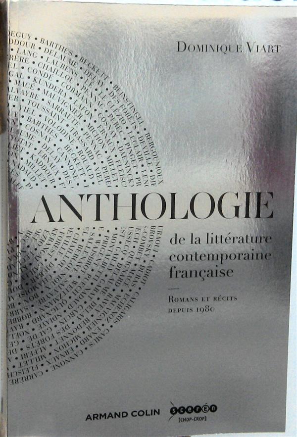 Anthologie de la littérature contemporaine française ; romans et récits depuis 1980