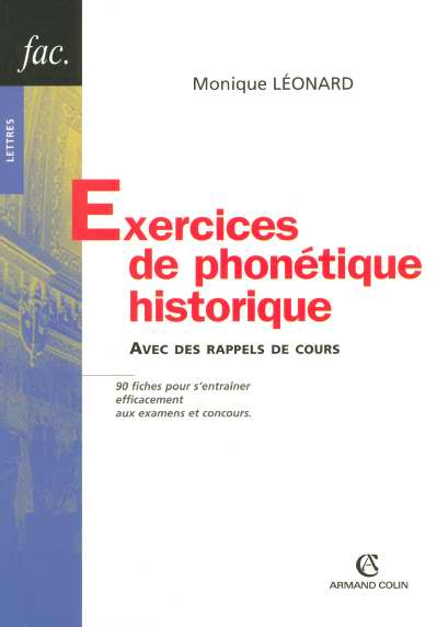 Exercices de phonetique historique