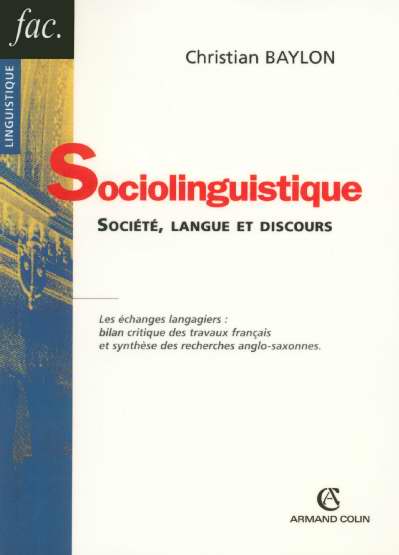 Sociolinguistique (2e édition)
