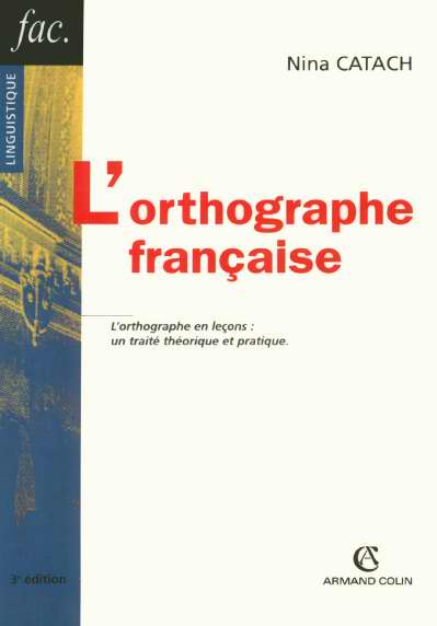 L'orthographe francaise