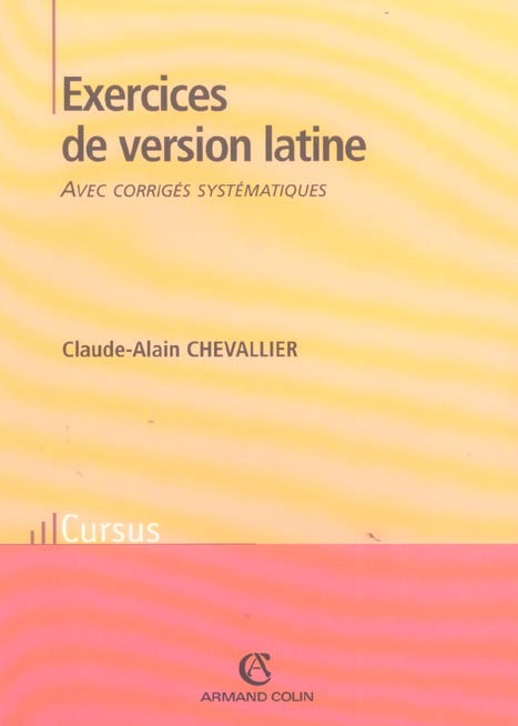 Exercices de version latine (édition 2005)