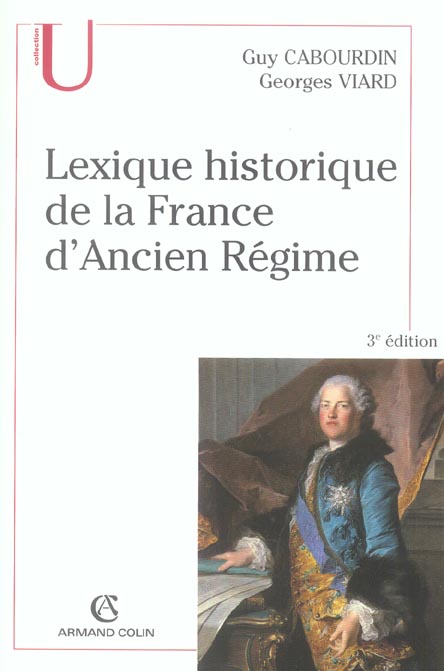 Lexique historique de la france ancien regime 3e edition