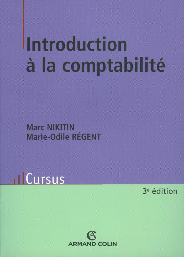 Introduction à la comptabilité (3e édition)