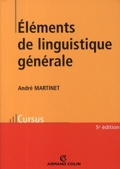 éléments de linguistique générale