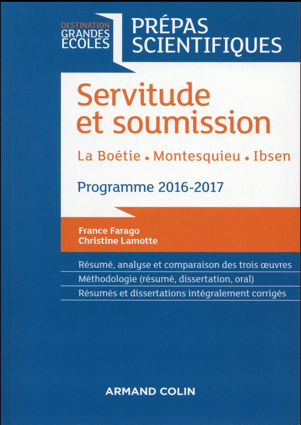 Thème français/philosophie ; prépas scientifiques (édition 2016/2017)