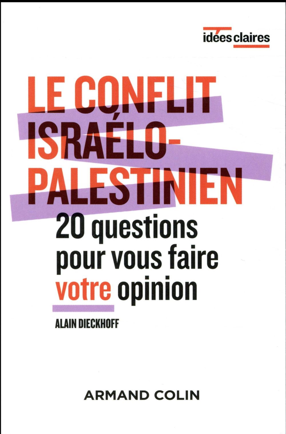 Le conflit israélo-palestinien ; 20 questions pour vous faire votre opinion