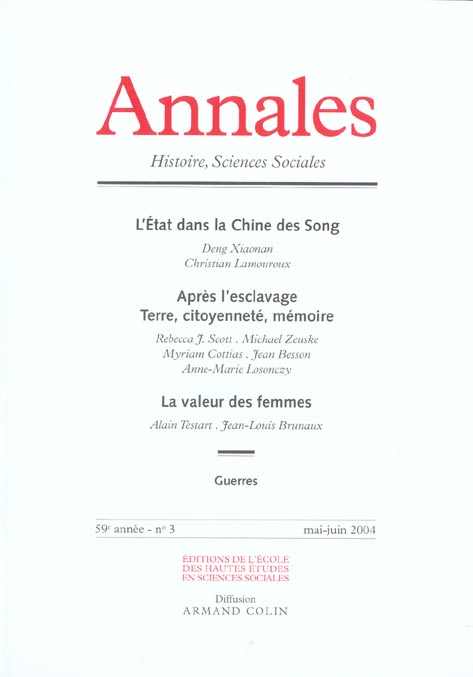 Annales d'histoire des sciences sociales
