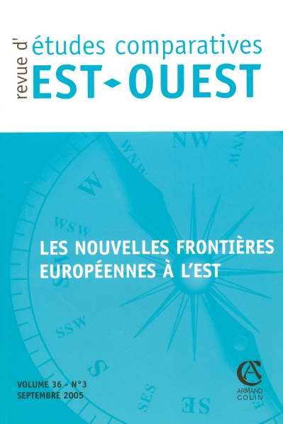 Etudes comparatives est/ouest ; les nouvelles frontieres europeennes a l'est