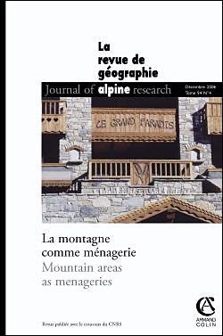 Revue de géographie alpine Tome 94