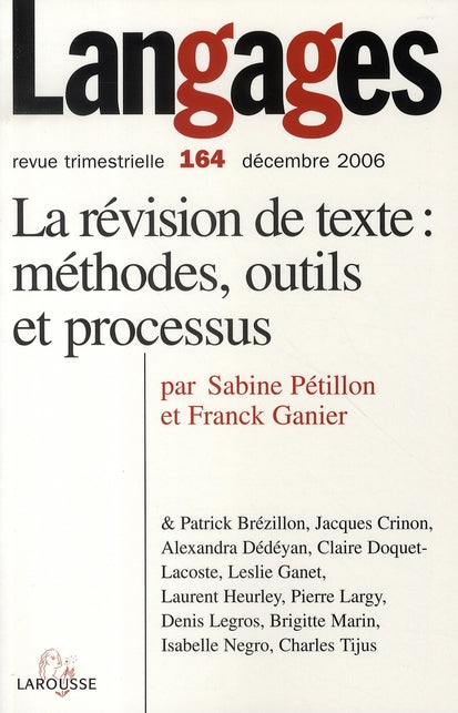 La révision de texte : méthodes, outils et processus