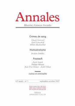 Annales. histoire, sciences sociales - vol. 62 (5/2007)