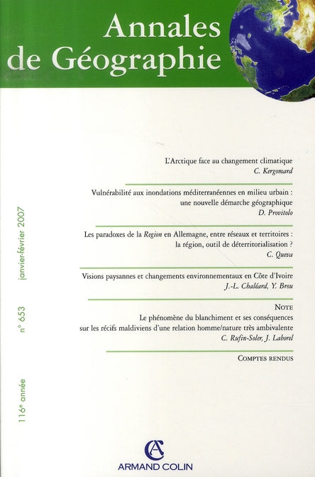 Revue Annales de géographie n.653
