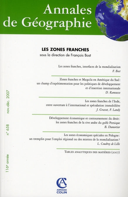 Revue Annales de géographie n.658