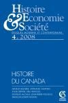 Histoire, économie & société n.4 : histoire du Canada
