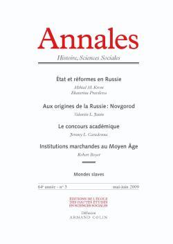 Annales. histoire, sciences sociales - vol. 64 (3/2009)