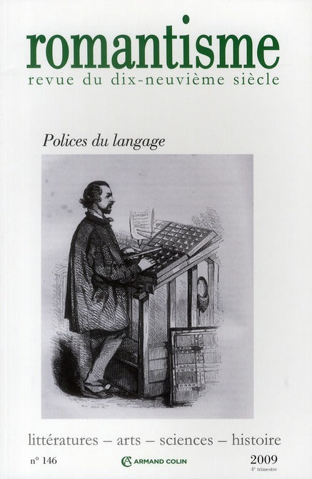 Romantisme n.146 : polices du langage
