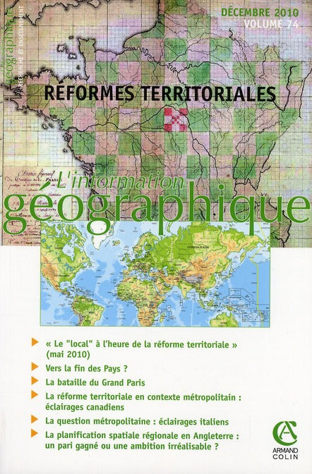 L'information géographique n.74 : réformes territoriales (décembre 2010)