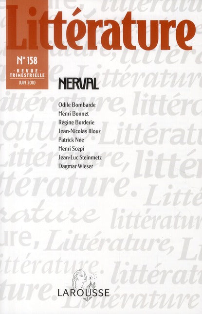 Littérature n.158 : Nerval