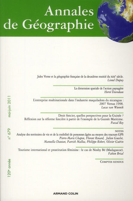 Revue Annales de géographie n.679