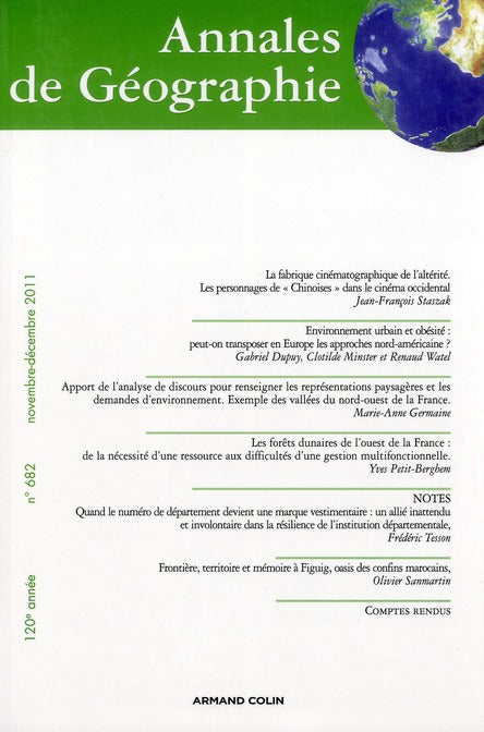 Revue Annales de géographie n.682