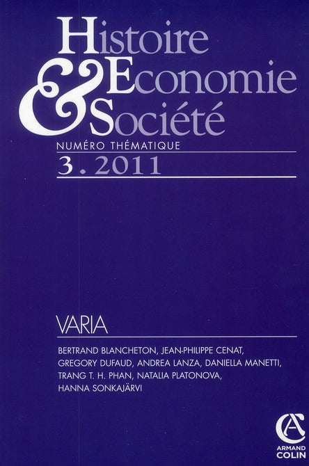 Histoire, économie & société n.3