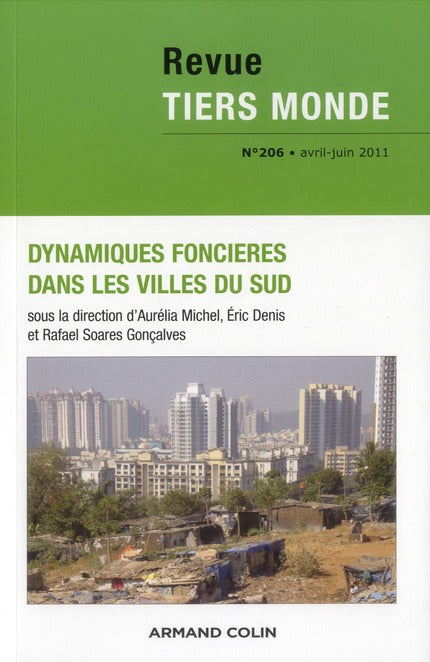 REVUE TIERS-MONDE n.206 : dynamiques foncières dans les villes du sud