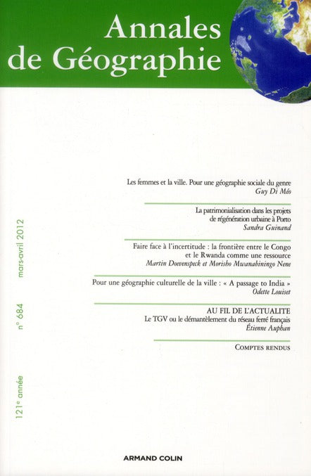 Revue Annales de géographie n.684