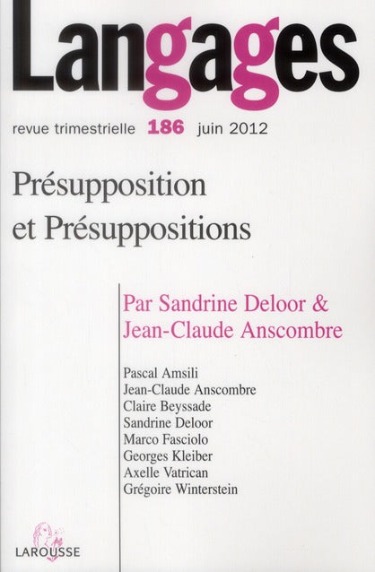 Revue langages n.186 : vers une extension de la phraséologie