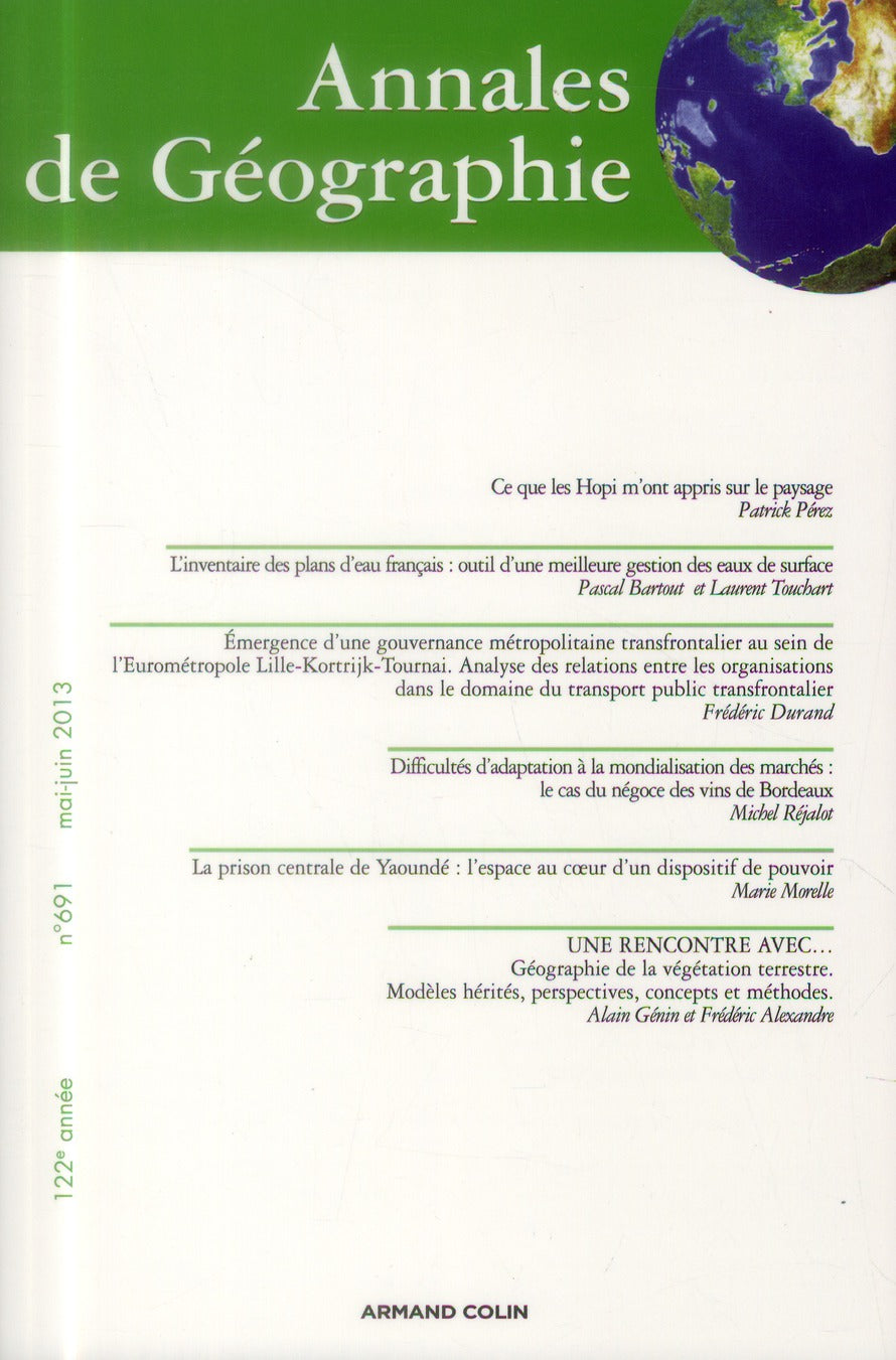 Revue Annales de géographie n.691