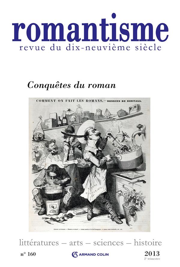 Romantisme n.160 : conquêtes du roman