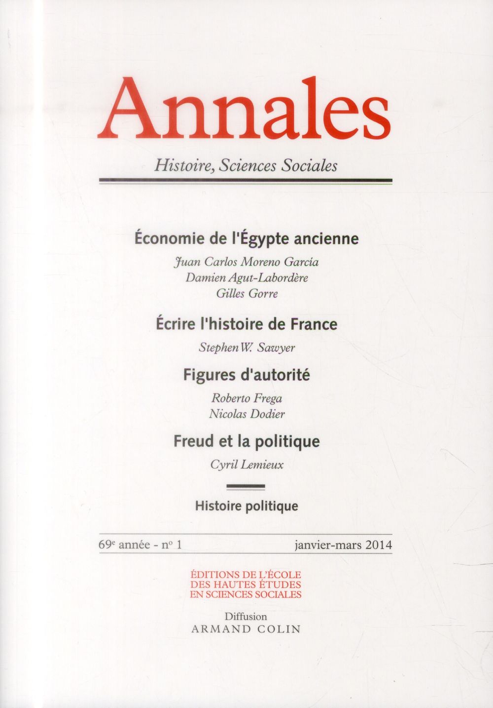 ANNALES : Janvier-Mars 2014
