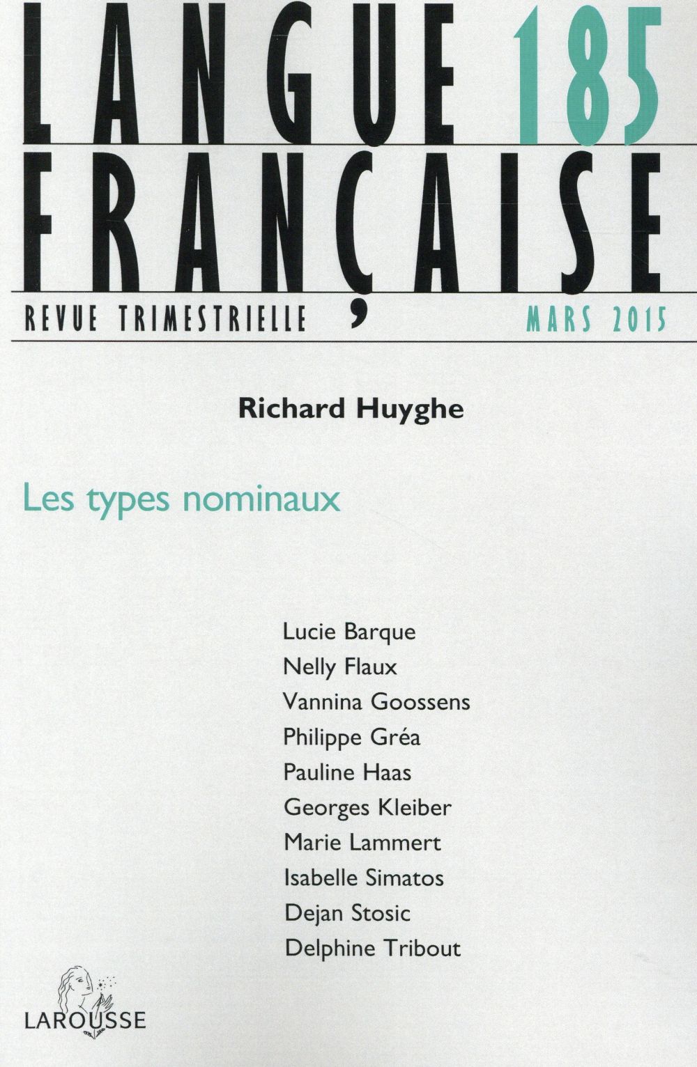 Langue française n.185 : les types nominaux