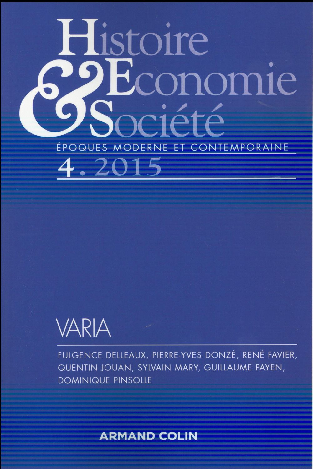 Histoire, économie & société : les corps intermédiaires ; concept(s), généalogie et échelles