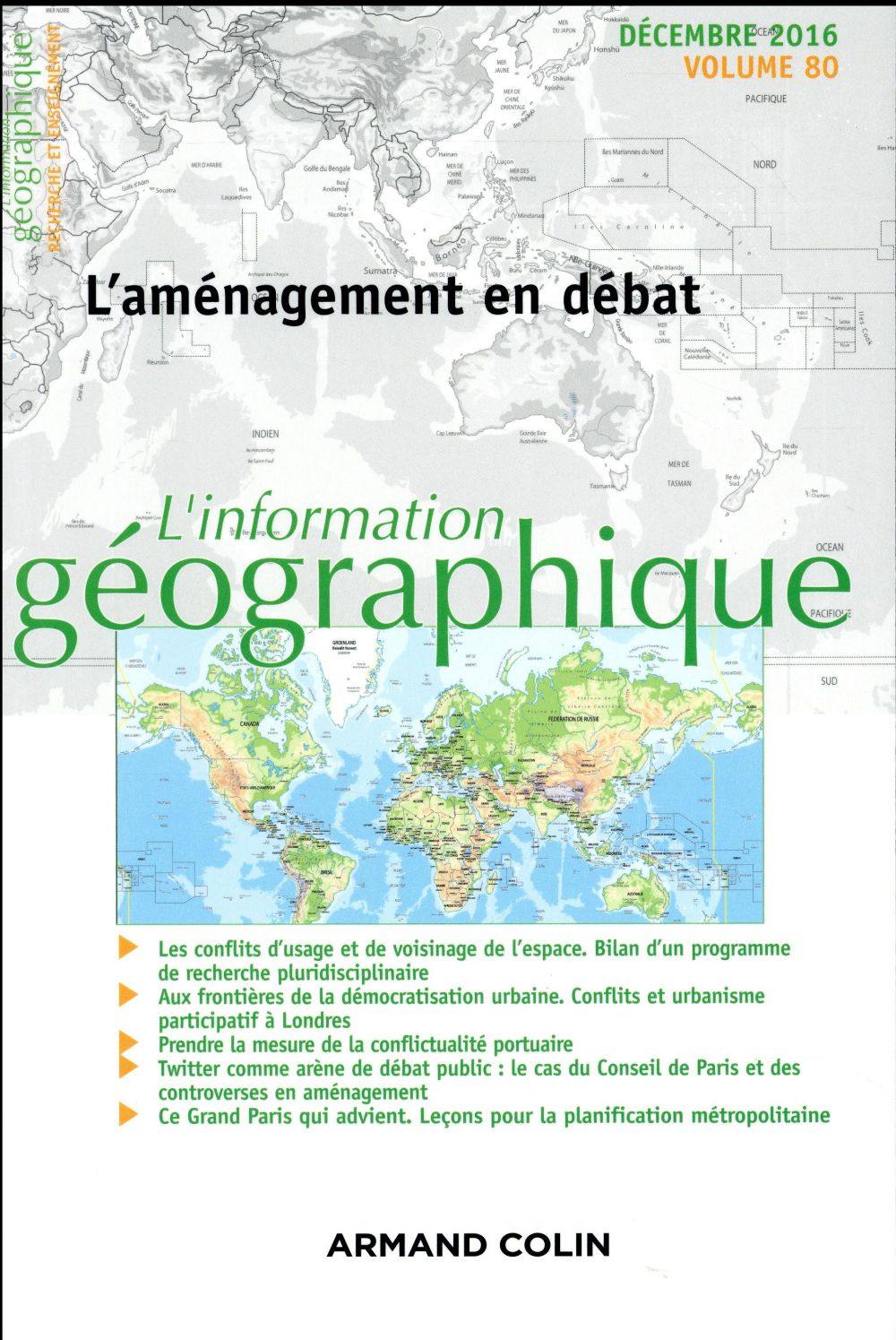 L'information géographique : 4/2016