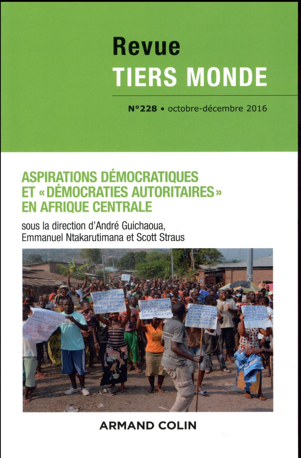 REVUE TIERS-MONDE n.228 : 4/2016