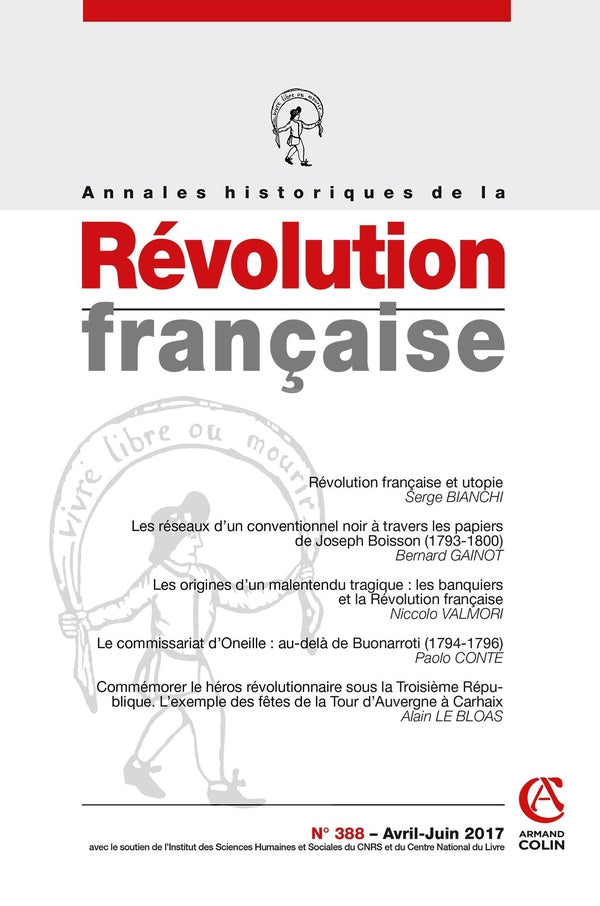 Annales historiques de la révolution française n.388 : avril/juin 2017
