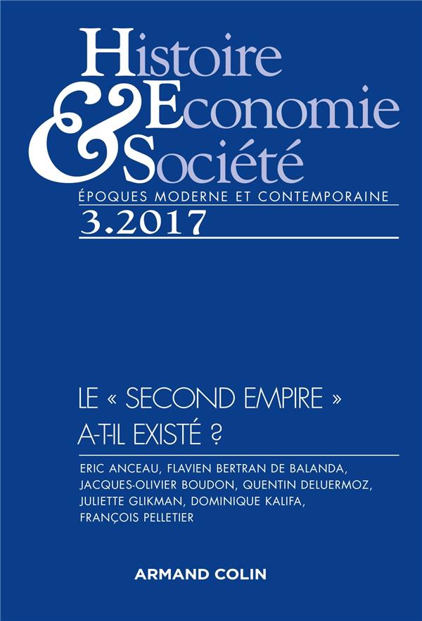 Histoire, économie & société : 3/2017