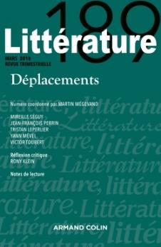 Littérature n.189 : mars 2018 ; déplacements
